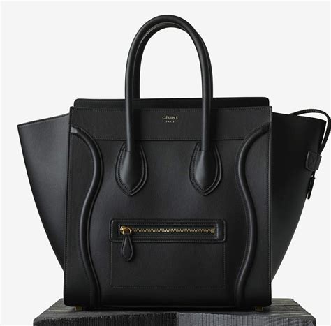 celine black tote|celine bag official website.